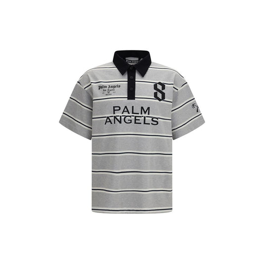 Gray Cotton Polo Shirt