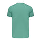 Green Cotton Mens T-Shirt