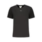Black Cotton Womens T-Shirt