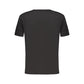 Black Cotton Womens T-Shirt