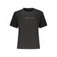 Black Cotton Womens T-Shirt