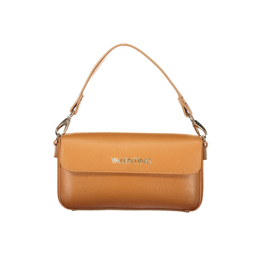 Brown Polyurethane Women's Bag