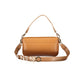 Brown Polyurethane Women's Bag