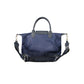 Blue Polyurethane Women's Bag