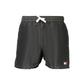 Black Polyester Men's Swimwear