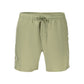 Green Polyester Men's Swim Short