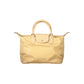 Beige Polyurethane Women's Bag