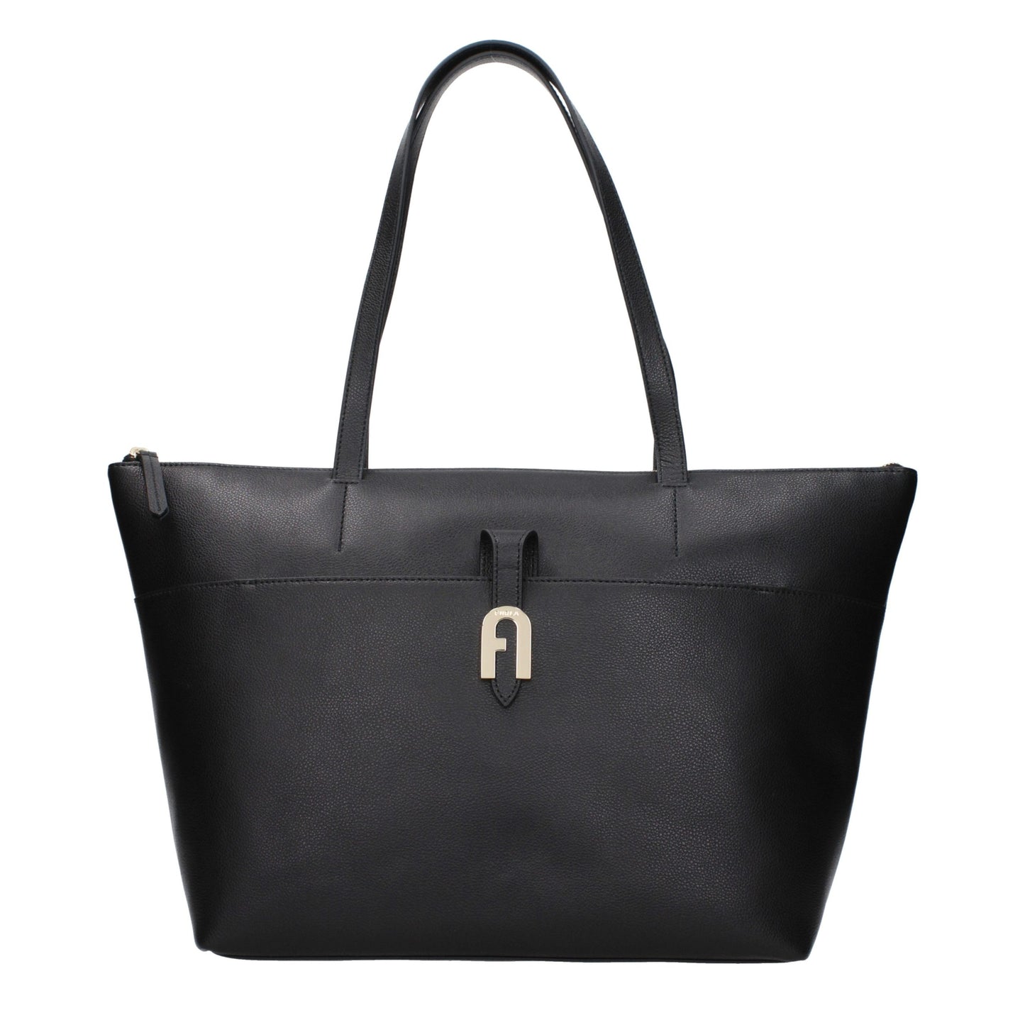 Black Leather Shoulder Bag