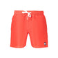 Rosso Polyester Men's Swim Short