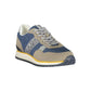 Blue Polyester Men's Sneaker