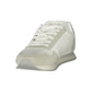 White Polyurethane Women's Sneaker