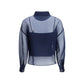Blue Silk Shirt
