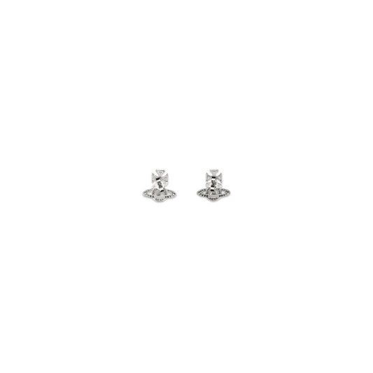 Silver Metal Earrings