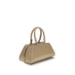 Beige Calf Leather Bos Taurus Handbag