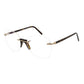 Gold Metal & Plastic Glasses (Frames)