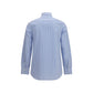 Blue Cotton Pattern Shirt
