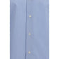 Blue Cotton Pattern Shirt