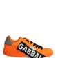 Orange Logo Tape Low Top Portofino Men Sneakers Shoes