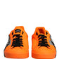 Orange Logo Tape Low Top Portofino Men Sneakers Shoes