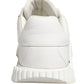 White NS1 Lace Up Low Top Sneakers Shoes