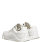 White NS1 Lace Up Low Top Sneakers Shoes
