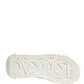 White NS1 Lace Up Low Top Sneakers Shoes