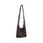 Brown Wood Shoulder Bag