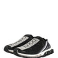 Black Crystal Logo Slip On Sorrento Sneakers Shoes