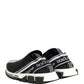 Black Crystal Logo Slip On Sorrento Sneakers Shoes