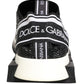 Black Crystal Logo Slip On Sorrento Sneakers Shoes