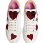 White Portofino Amore Low Top Sneakers Shoes