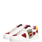 White Portofino Amore Low Top Sneakers Shoes