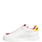 White Portofino Amore Low Top Sneakers Shoes