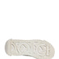 White NS1 Lace Up Low Top Sneakers Shoes