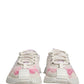 White NS1 Lace Up Low Top Sneakers Shoes