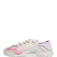 White NS1 Lace Up Low Top Sneakers Shoes