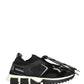 Black Mesh Sorrento Trekking Sneakers Shoes
