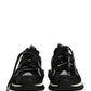 Black Mesh Sorrento Trekking Sneakers Shoes