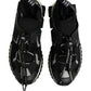 Black Mesh Sorrento Trekking Sneakers Shoes