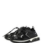 Black Mesh Sorrento Trekking Sneakers Shoes