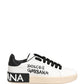 White Low Top Portofino Leather Sneakers Shoes