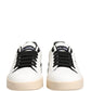 White Low Top Portofino Leather Sneakers Shoes