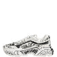 White Daymaster Graffiti Low Top Sneakers Shoes
