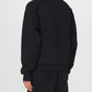 Black Cotton Sweatshirt