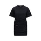Black Cotton Casual Dress