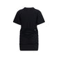 Black Cotton Casual Dress