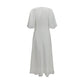 White Cotton Casual Dress