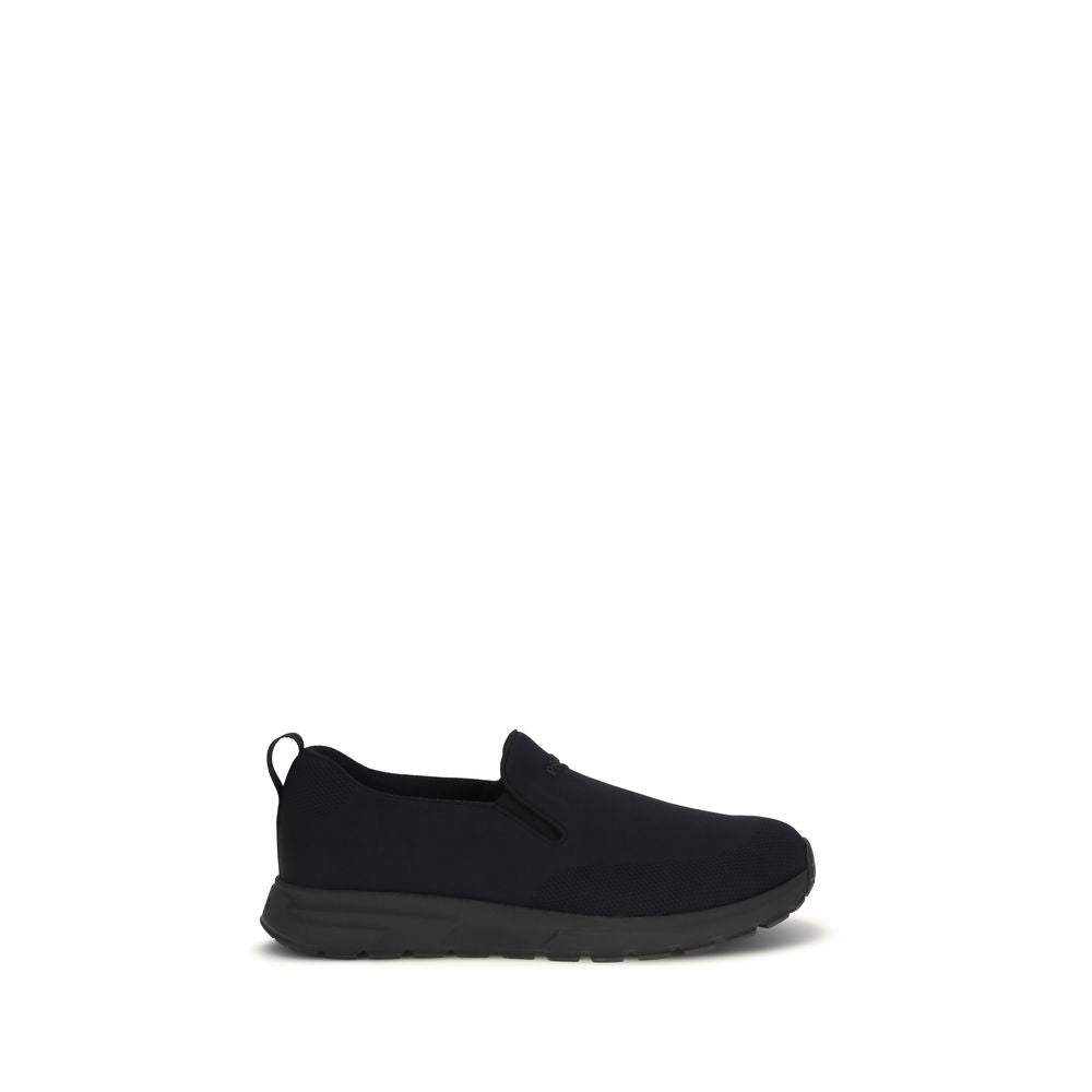 Black Fabric Sneakers