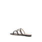 Blue Napa Leather / Calf Bos Taurus Flat Sandals