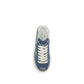 Blue Fabric Low Top Sneakers